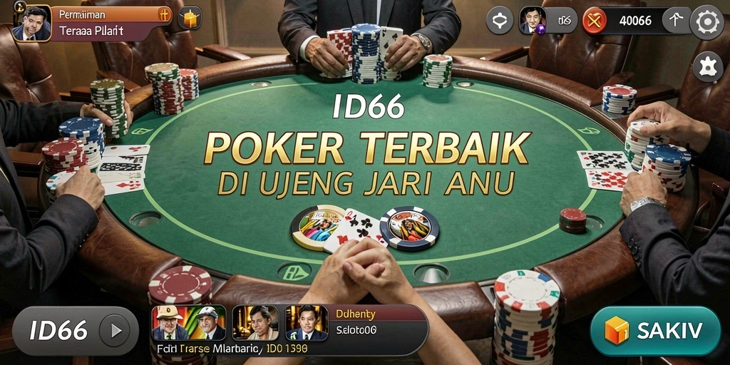 Tampilan screenshot game Poker ID66 yang menarik dan penuh aksi.