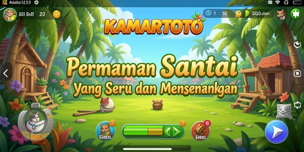 Tampilan gameplay KAMARTOTO yang seru dan interaktif.
