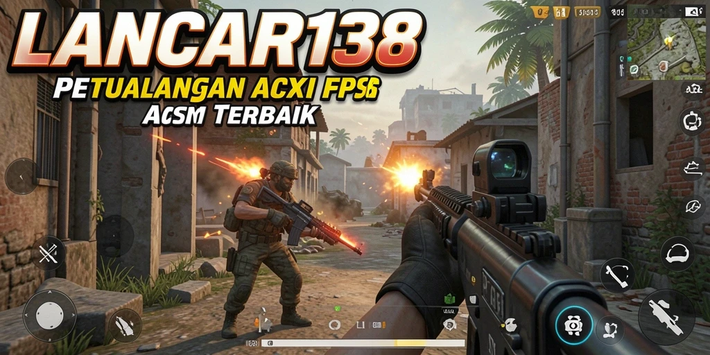 Tampilan mendebarkan dari gameplay LANCAR138 dengan aksi tembak-menembak.