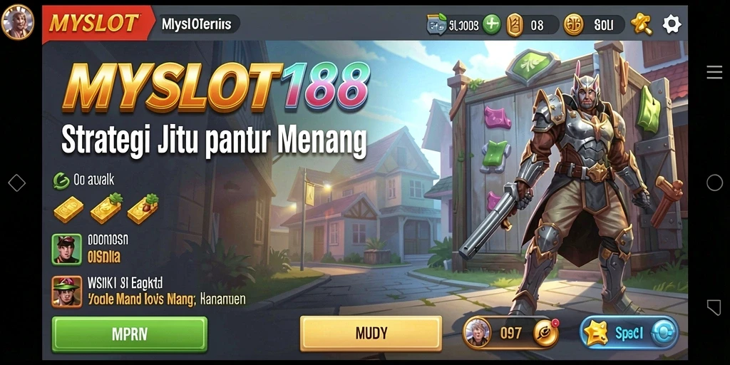 Screenshot MYSLOT188 menampilkan aksi strategis dalam pertempuran.