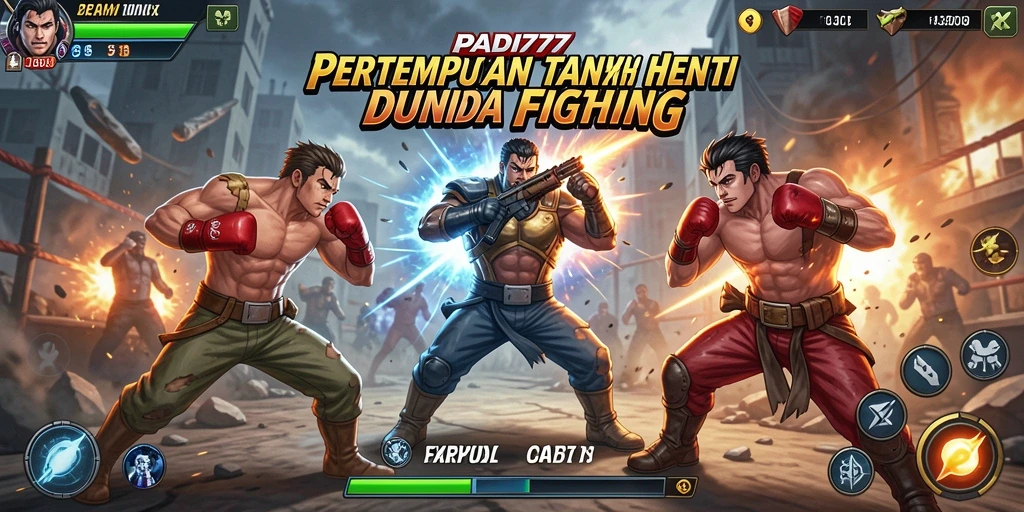 Tampilan gameplay PADI777 yang seru dalam pertarungan Fighting.