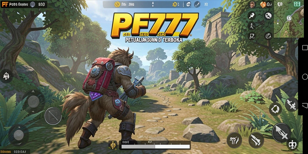 Tangkapan layar gameplay PF777 menampilkan petualangan eksploratif yang menakjubkan.