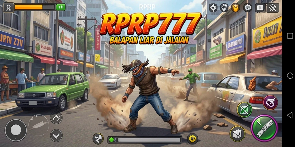 Tampilan gameplay balapan seru di RPRP777.