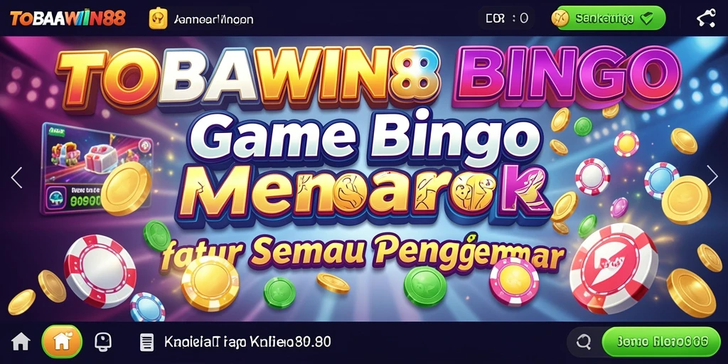 Tampilan gameplay seru dalam permainan Bingo TOBAWIN88.