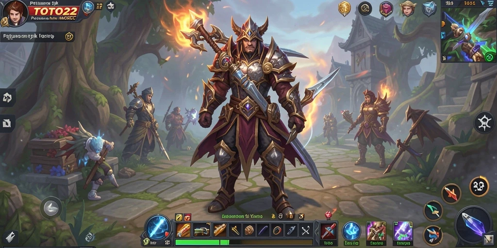 Tampilan gameplay TOTO22 yang menakjubkan dalam dunia MMORPG.
